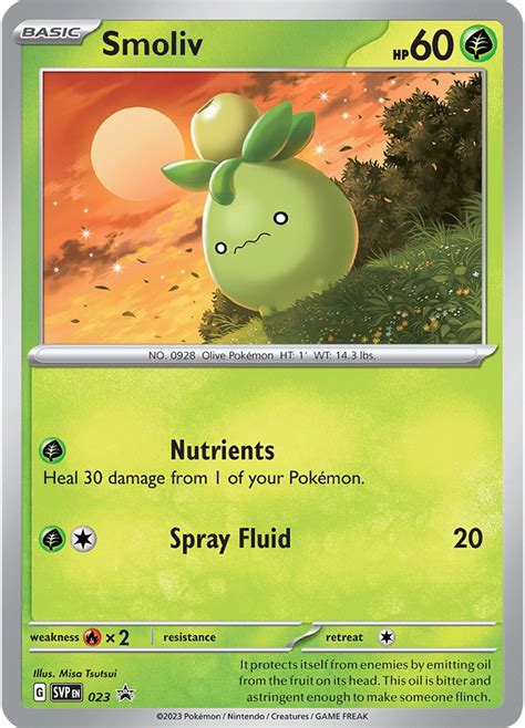 Serebii net Pokémon Card Database SV Promos 23 Smoliv