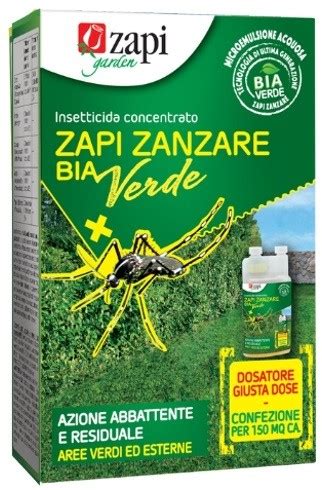 Insetticida Concentrato Zapi Zanzare Bia Verde 100 Ml Contro Zanzar