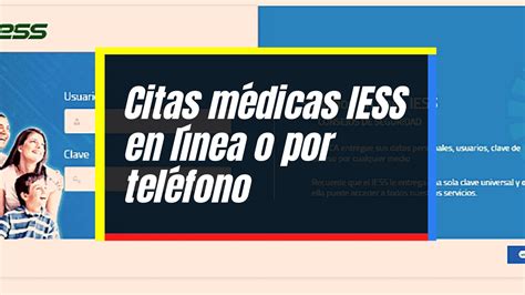 Agendar Cita M Dica Iess Por Internet Tel Fono O App