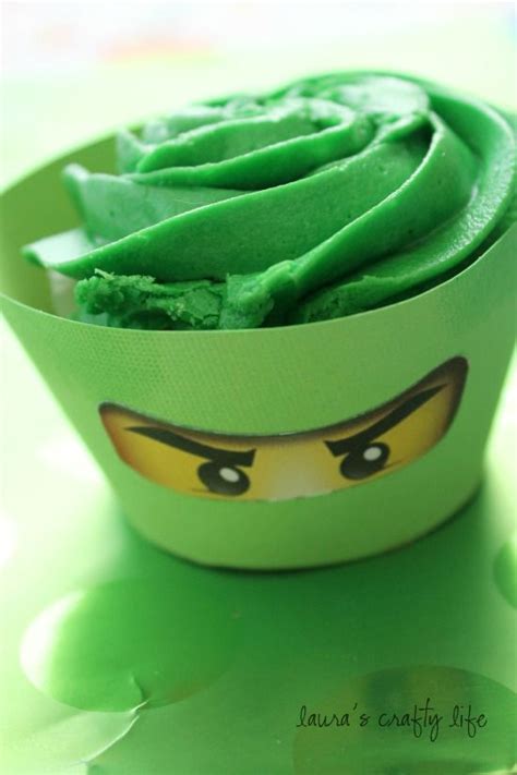 Ninjago Cupcake Liners Ninjago Birthday Party Ninjago Birthday Lego