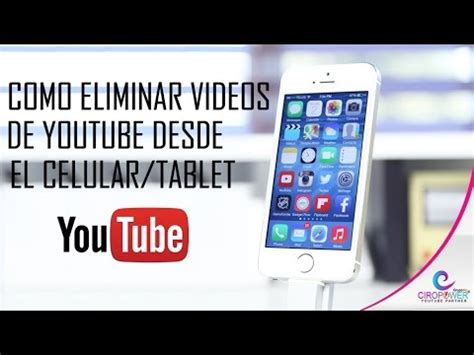 Como Eliminar Un Video De Youtube Desde El Celular MATERIA GEEK