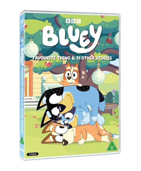 Bluey Favourite Thing And 51 Other Stories Dvd Free Shipping Over £