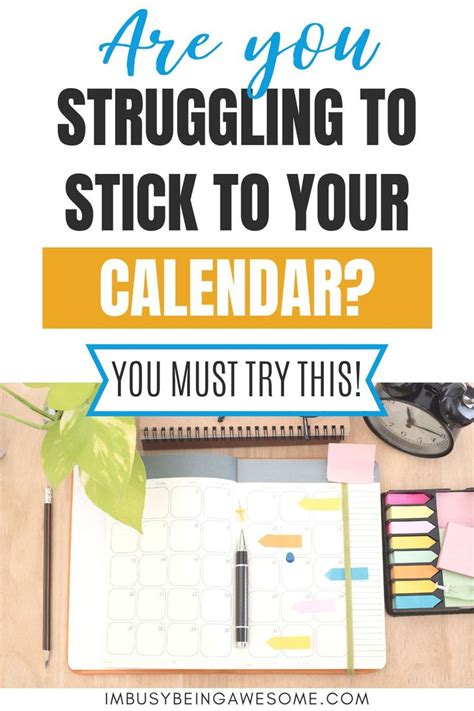 Learn How To Stay On Schedule And Use Your Planner Efficiently Make A