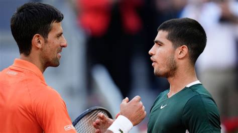 Carlos Alcaraz Novak Djokovic On Same Half Of French Open Draw Espn