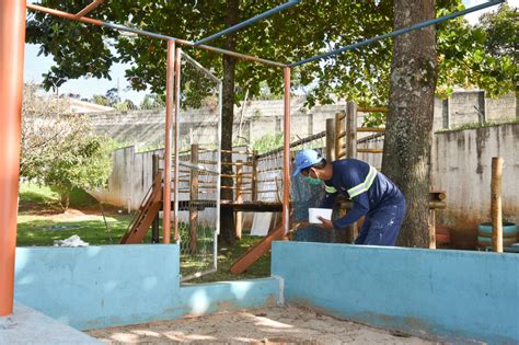 Mais Espa O Externo Para A Aprendizagem Em Obra De Emeb No Jardim