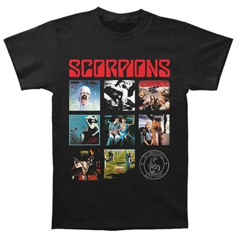 Cyberteez Scorpions T Shirt Album Covers Blackout First Sting