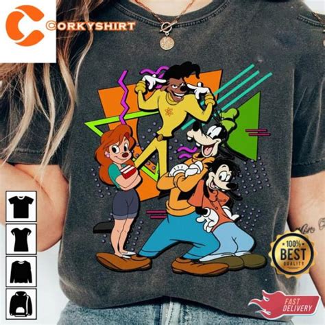 Disney A Goofy Movie Roxanne Powerline Stand Out Tour 95 T Shirt