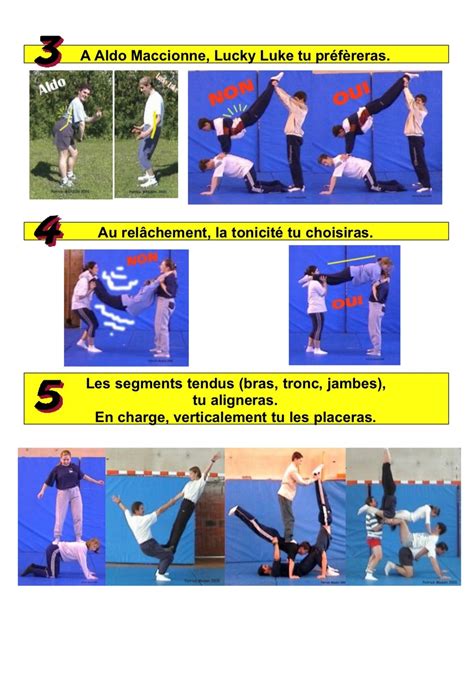 La sécurité en acrosport Programme EPS