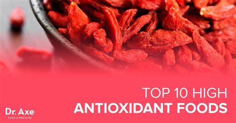 Top 10 High Antioxidant Foods