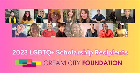 2023 Scholarship Announcement — Cream City Foundation Cream City Foundation