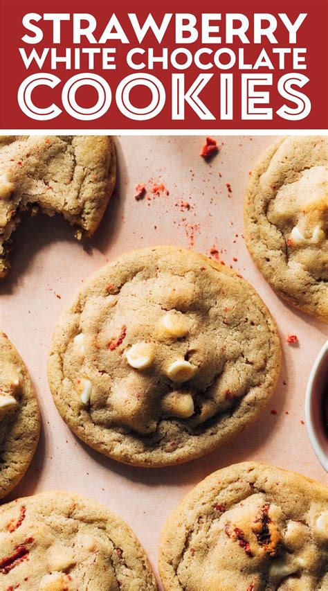 Strawberry White Chocolate Cookies Recipe Recipe Ocean