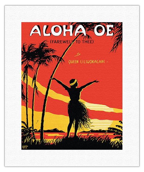 Aloha Oe Farewell To Thee Famous Song Written By Queen Lili