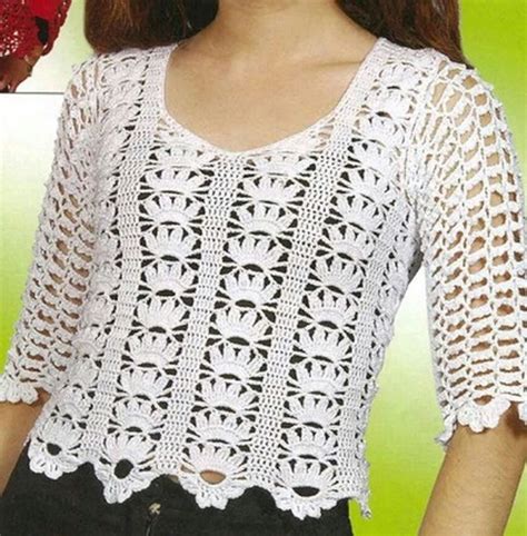 14 Blusas Tejidas A Crochet Modernas ⋆ Manualidades Diy