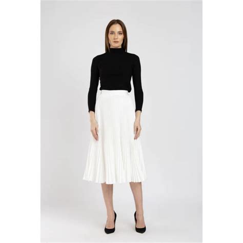 Sunray Pleated Midi Skirt Izabela Mandoiu Wolf And Badger