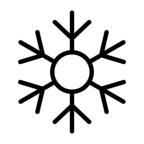 Premium Vector Simple Christmas Icon Snowflake Abstract Snow Logo