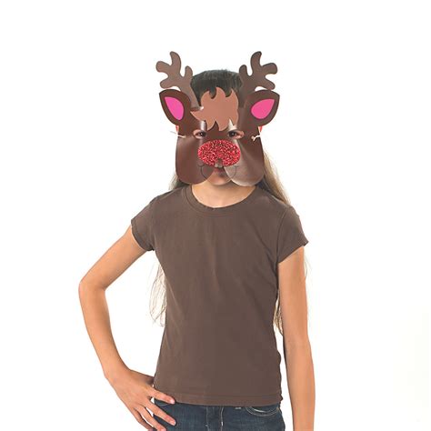 Reindeer Mask Craft Kit - Oriental Trading