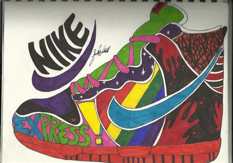 Art Project NIKE shoe by animeloversam13 on DeviantArt