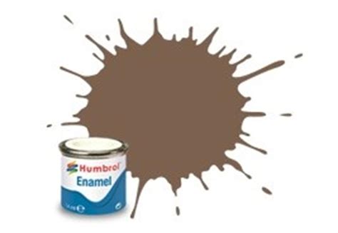 Humbrol E1429 29 Matt Dark Earth Enamel Paint 14ml