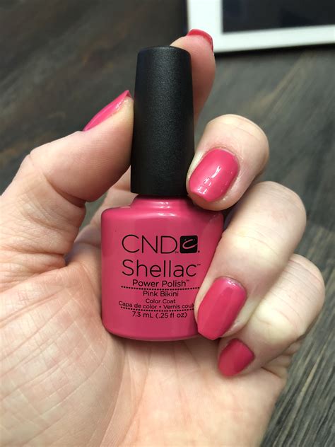 Cnd Shellac Pink Bikini” 👙 Perfect Summer Color Shellac Pink Gel