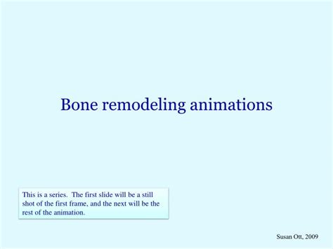 PPT - Bone remodeling animations PowerPoint Presentation, free download - ID:475101