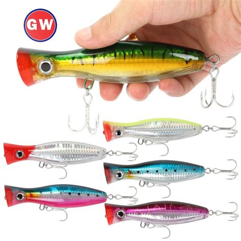 1 PCS 43g 12cm Top Water Lure Floating Whopper Popper Fishing Lure