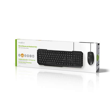 Mouse and Keyboard Set | Wired | Mouse and keyboard connection: USB | 800 dpi | US International ...