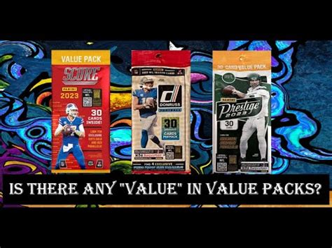 Football Value Packs Score Prestige Donruss Youtube