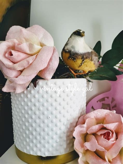 Diy Spring Mantel Decor Ideas Vintage Style Gal