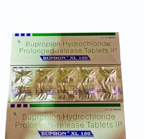 150 Mg Bupron XL Tablets IP At Rs 90 Stripe Bupropion Tablets In