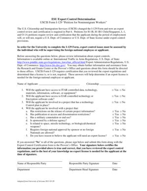 Fillable Online Emporia Export Control Determination Form Emporia