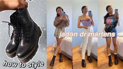 How To Style Dr Martens Outfit Ideas For Platform Jadon Doc Martens