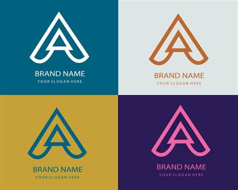 A Letter Logo Vector A Alphabet Initial Logo 35703888 Vector Art At