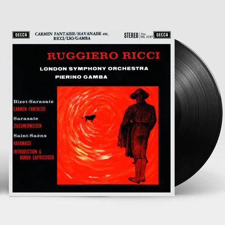 RUGGIERO RICCI CARMEN FANTAISIE ZIGEUNERWEISEN HAVANAISE PIERINO