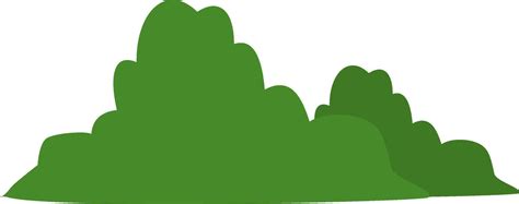 Simple Green Bush 47305123 Vector Art At Vecteezy