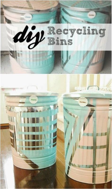 20 DIY Home Recycling Bins That Help You Organize Your Recyclables