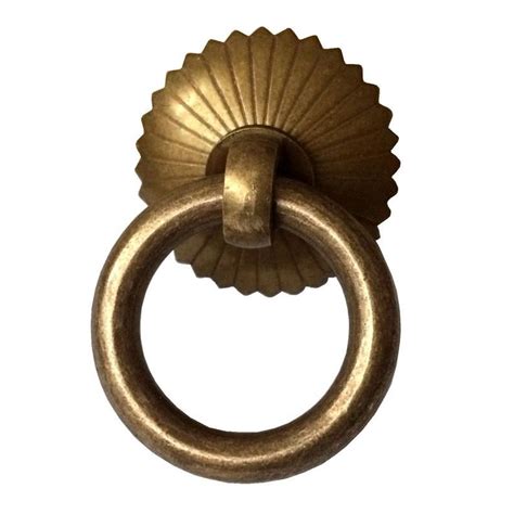 Drop Ring Pull Cabinet Door Knob Dresser Pulls Antique Bronze Rings Drawer Handles Kitchen