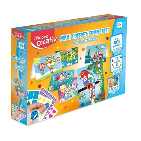 Coffret Maxi Gommettes Maped Creativ Boutique Bcd Jeux