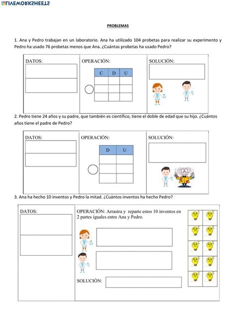 Ficha Interactiva De Doble Y Mitad Para Ep Puedes Hacer Los