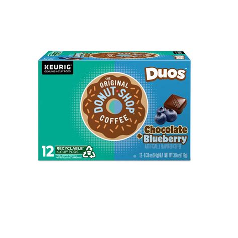 The Original Donut Shop Duos Chocolate Blueberry K Cup Pods 12 Ct