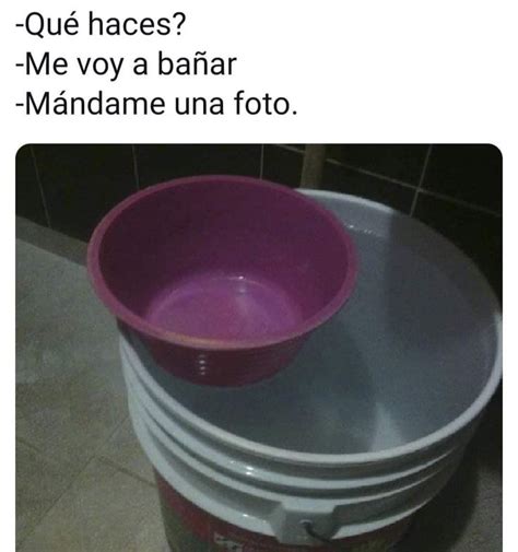 Three Buckets Stacked On Top Of Each Other In Front Of A Tile Floor