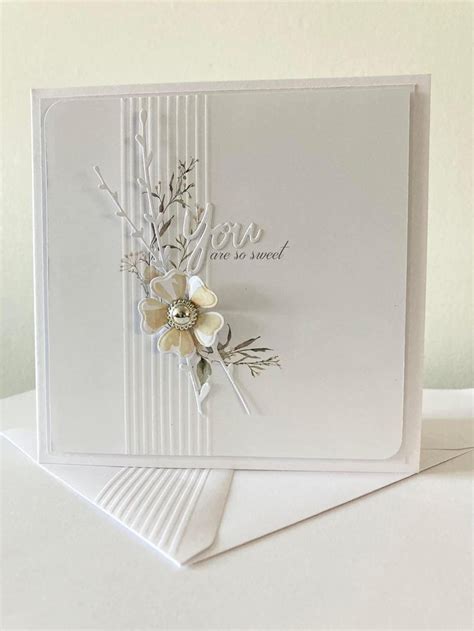 Pin By Andria Cameron On Cards Elegant Cards Wedding Cards Handmade