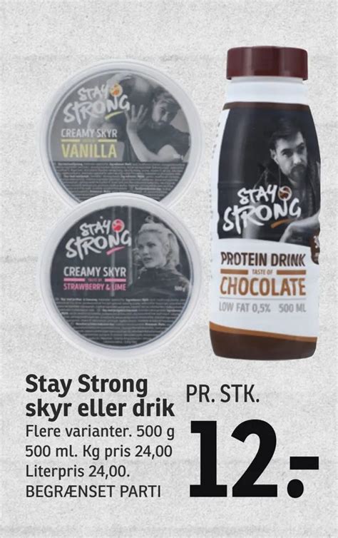 Stay Strong Skyr Eller Drik Tilbud Hos Spar