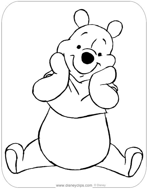 Winnie The Pooh Coloring Pages Disneys World Of Wonders