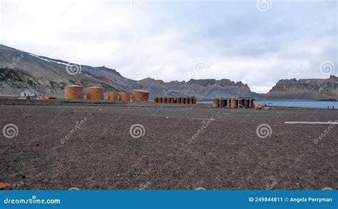 Old Whale Oil Tanks In Antarctica Stock Image Image Of Atlantic