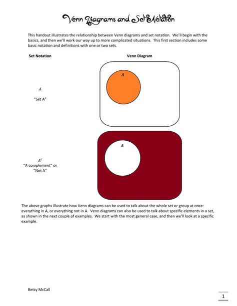 (PDF) Venn Diagrams and Set Notation - betsymccall.netbetsymccall.net ...