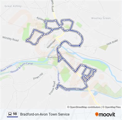 98 Route Schedules Stops And Maps Bradford On Avon Updated