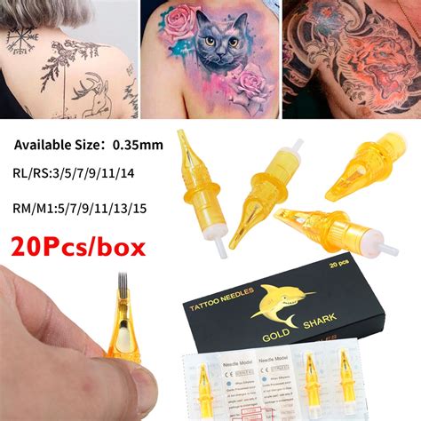 Pcs Box Rl M Rs Rm Sterile Disposable Tattoo Cartridge Round Liner