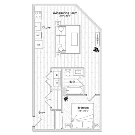 Floor Plans of Forum Flats Apartments in Troy, MI