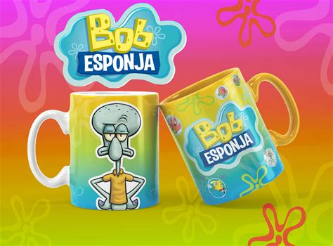 Plantillas Para Sublimar Tazas Bob Esponja Storesublimaci N