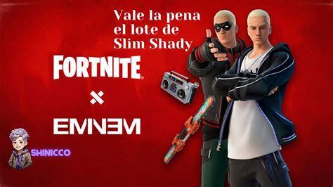 VALE LA PENA COMPRAR EL LOTE DE SLIM SHADY GAMEPLAY FORTNITE